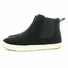 ローレンラルフローレン LAUREN RALPH LAUREN スニーカー 靴 サイドゴア ハイカット スエード ロゴ金具 ゴールド金具 24cm 黒 ブラック ■GY18 /MWのサムネイル