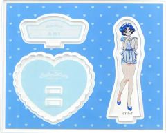 [중고] 아크릴 스탠드 아크릴 패널 미즈노 아미 [미소녀 전사 세일러 문 세일러 문 카페 2019 in BOX CAFE 아크릴 스탠드]