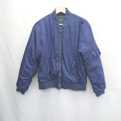 ◇ ⊆ EMODA カジュアル　MA-1風 長袖 ジャケット サイズS ネイビー系 レディース E  【1505130003918】