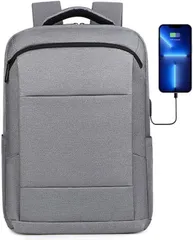 リュック ビジネスリュック メンズ ?軽量 防水 大容量 ビジネスバッグ リュック 15.6インチ PC リュックサック 耐衝撃 USB充電ポート 多機能ポケット 3WAY仕様 おしゃれ 人気 ビジネスリュック 通勤 通学 旅行 出張 男女兼用 グレー