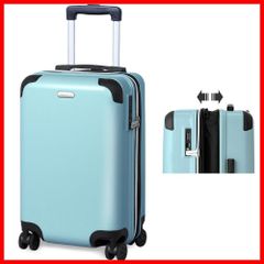 【特価商品】1泊2日 拡張機能付きで旅先で荷物が増えても対応可能タイプ 機内持込可能サイズ Sサイズ 耐衝撃 キャリーケース スーツケース ブルー WALKER)】 【レジェンドウォーカー(LEGEND 5515-49 PLAZA) アイリスプラザ(IRIS