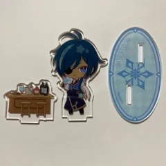 原神 アクキー ディルック ガイア スイパラ 2点セット 原神 ディルック ガイア スイパラ アクリルキーホルダー