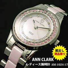 現品限り 蔵出し アンクラーク ANNE CLARK 腕時計 レディース ダイヤ AM-1024-17 長期在庫 アナログ エレガント ラインストーン 送料無料