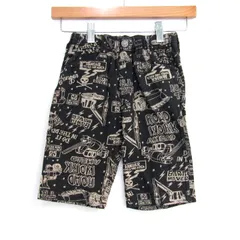 エフオーキッズ ショートパンツ ボトムス ハーフパンツ 未使用品 キッズ 男の子用 130サイズ ブラック F.O.KIDS