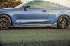 【FUTURE DESIGN 正規品】BMW 4シリーズ G22 M-TECH Mスポーツ サイドスカート スポイラー 本物DryCarbon ドライカーボン カスタム エアロ
