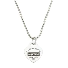 Supreme Tiffany & Co. Return to Tiffany Heart Tag Pendant Silver
