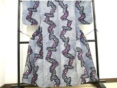 平和屋着物□江戸小紋 鮫小紋柄 暈し染め 正絹 逸品 未使用 CAAU8363fb  