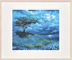 ネモフィラ】アクリル画 F3 風景画 絵画 原画 - メルカリ