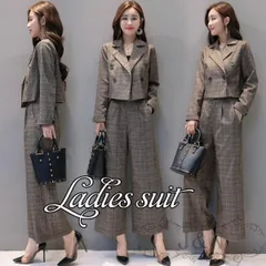 パンツスーツ レディース 50代 卒業式 服 母 レディース ママフォーマル セットアップ 3点セット フォーマル カジュアル チェック柄 おしゃ