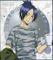 【中古】紙製品 六道骸(引きイラスト/円内グレー) 「家庭教師ヒットマンREBORN! トレーディングミニ色紙(朝支度)」