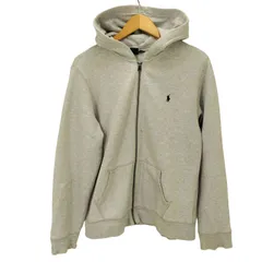 ポロバイラルフローレン Polo by RALPH LAUREN 三角タグ ポニー刺繍 ジップアップ スウェット パーカー メンズ import：XL 