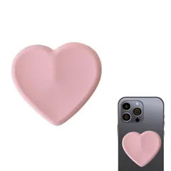 【新着商品】グリップトーク & グリップトック スマホ スマホグリップ スマホ小物 リング 携帯 ホールドリング かわいい バンカーリング 落下防止 スマートフォン 携帯りんぐホルダー アイフォン かわいい ハート型 各種他対応 (Pink) おしゃれ スマホ