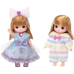 タカラトミー リカちゃん ドレス(服のみ) LW-21 ミキちゃんマキちゃんドレスセット ゆめみるドレス＆パジャマ 着せ替え おままごと おもちゃ 3歳以上