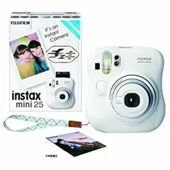 【中古】 FUJIFILM 富士フイルム インスタントカメラ チェキ instax mini 25 ホワイト INS MINI 25 WT N