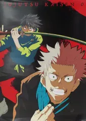 【中古】ポスター B2ポスター 乙骨憂太＆狗巻棘 「アニメーション 呪術廻戦展 劇場版 呪術廻戦 0編」