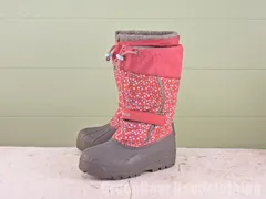 キッズ L.L.Bean スノーブーツ ナイロン 赤 20〜21cmくらい A158