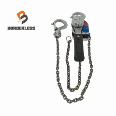 ☆中古品☆KITO キトー レバーブロック LX形 LX003 荷重250kg/0.25ton 揚程1m レバーホイスト ガッチャ 荷締め機 荷揚げ機 110058のサムネイル