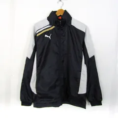 プーマ ジャージ トラックジャケット スポーツウエア アウター メンズ Mサイズ ホワイト系/ネイビー系 PUMA 【中古】
