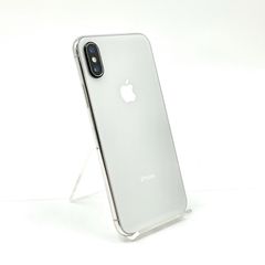 【全額返金保証】【最速発送】Apple iPhone X 64GB シルバー docomo 白ロム 動作確認済 75%