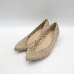 ◇ ⊇ Vivian パンプス サイズ22 ベージュ系 ゴールド レディース E  【1410290047767】