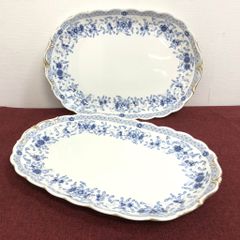 美品■ナルミ ミラノ プラター オーバルプレート　大皿 NARUMI ナルミ ミラノ 38cmプラター オーバルプレート 大皿 2枚組