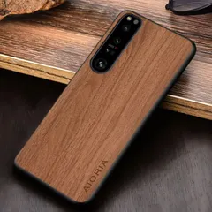 【Wood Aioria】002    Yellow   （Xperia エクスペリア  5Ⅴ 1Ⅴ 5Ⅳ 1Ⅳ 10Ⅳ 5Ⅲ 1Ⅲ 10Ⅲ ACEⅢ 5Ⅱ）