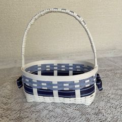 小物入れ　かご　クラフトバンド