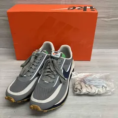 NIKE×sacai×CLOT ナイキ×クロット×サカイ DH3114-001 Waffle Grey Obsidian Cool Grey スニーカー 28.5cm 箱あり グレー×グリーン