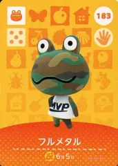 【中古】どうぶつの森amiiboカード 183：フルメタル
