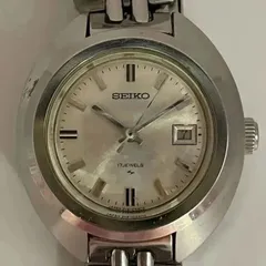 【✨磨きあげメンテナンス済✨】SEIKO 2118-05805 070621　腕時計　watch WATCH とけい　17JEWELS 銀文字盤　デイト機能　WATERPROOF レディース　アンティーク　レトロ　ビンテージ　セイコー　日本製　シック