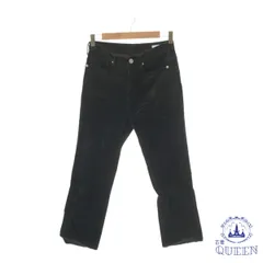 【訳アリ】 INED イネド ボトムス コーデュロイパンツ お洒落 シンプル レディース ブラック 7 901-6169 送料無料 古着