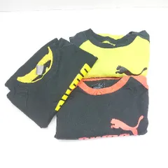 ◇ Θ 《 PUMA プーマ ロングTシャツ　3着 丸首カットソー3着 キッズ 》 E  【1506300027475】