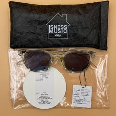 【未使用】ISNESS MUSIC DAVID SUNGLASSES SS01/イズネス ミュージック サングラス/BOSLINTON ボストン ウェリントン ボスリントン/品番:TY2965-7/ 服飾 (81-2025-0501-KO-003)