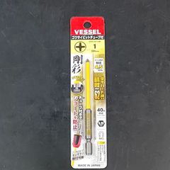 未使用品 ベッセル VESSEL 六角軸 被覆チューブ付 剛彩ビット +1×100mm 1本入 GSC161100
