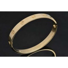 カルティエ ラブブレス K18YG イエローゴールド #16【美品】