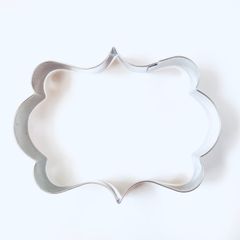 長方形メッセージフレームクッキー型　CK0003
