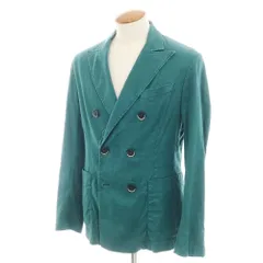 【中古】バレナ BARENA リネンコットン ダブルジャケット グリーン【サイズ50】【メンズ】のサムネイル