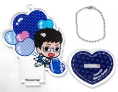 [중고]키 홀더 마스코트(남성) 이와타 미츠오(CONNECT) Kiramune 아크릴 스탠드 부착 볼 체인 풍선 ver. 세가 한정