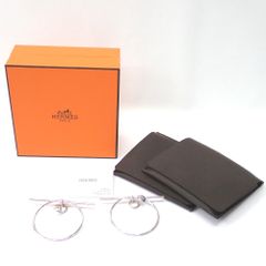 Ft1285271 エルメス ピアス ループ MM シルバー レディース HERMES 中古