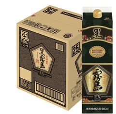1293 黒霧島 芋 25度1.8Lパック 1ケ一ス( 6本入 ) - メルカリ