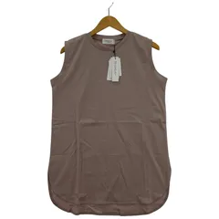 美品  OPAQUE.CLIP オペークドットクリップ タグ付き ノースリーブカットソー size36/S/ピンクベージュ