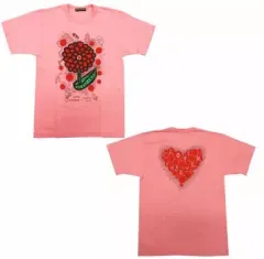 【中古】Tシャツ(男性アイドル) 草間彌生×大野智(嵐)デザイン チャリTシャツ ピンク Lサイズ 「24時間テレビ36 (2013年)」
