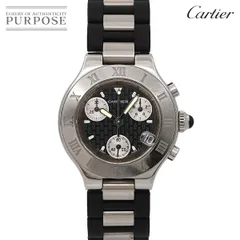 Cartier W10198U2 マスト21 クロノスカフ SM 腕時計 SS カルティエ/マスト21 クロノスカフSM/型番：W10198U2/クォーツ/腕時計