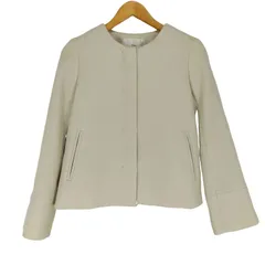 インデックス INDEX カシミヤ混ノーカラーショートコート レディース JPN：M 