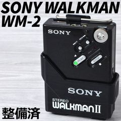 SONY WALKMAN WM-2 カセットウォークマン ブラック ケース付 整備済 TY297