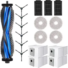 KGC 互換品 エコバックス消耗品 18枚 DEEBOT T50 Omni / Pro 交換用 ロボット掃除機消耗品 エコバックス交換部品 エコバックスゴミパック(ホワイト)