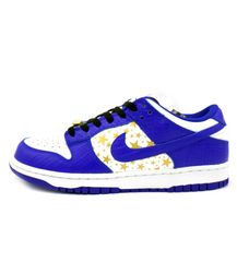 ナイキ NIKE × シュプリーム Supreme 【 SB DUNK LOW OG QS Hyper Blue DH3228 100 】 SB ダンク ロー ゴールド スター ホワイト ハイパー ブルー スニーカー　f25859