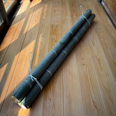 【太い長い】青竹 孟宗竹 竹筒 長さ1メートル以上 × 太さ10cm前後 × ３本（1本から承ります！）