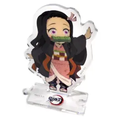 【中古】アクリルスタンド・アクリルパネル 竈門禰豆子(右手挙げ) 「鬼滅の刃 キャラクター絵巻カフェ in ufotable Cafe 繋がるランダムアクリルスタンド 第一期」