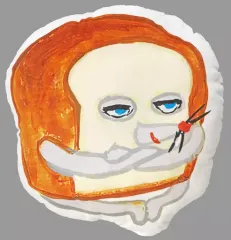 【中古】クッション・本体 パンどろぼう/おもいついたぞ ダイカットクッション 「ブロッコリーくじ×パンどろぼう」 A賞